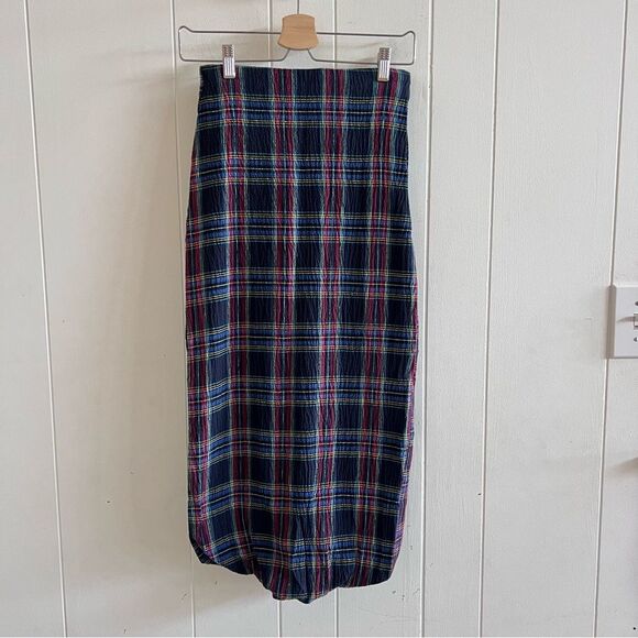 NWOT Zara Plaid Buble Skirt - Picture 2 of 11